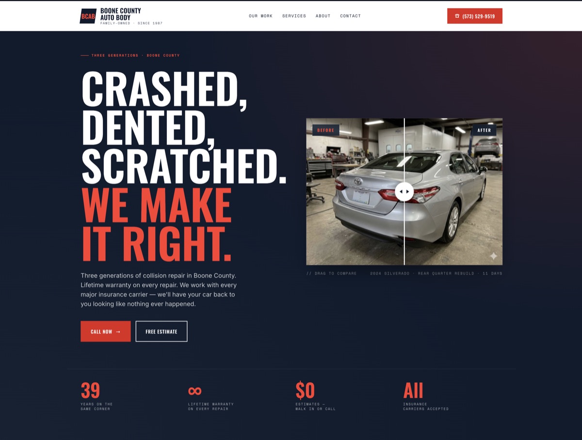 Boone County Auto Body — collision repair site